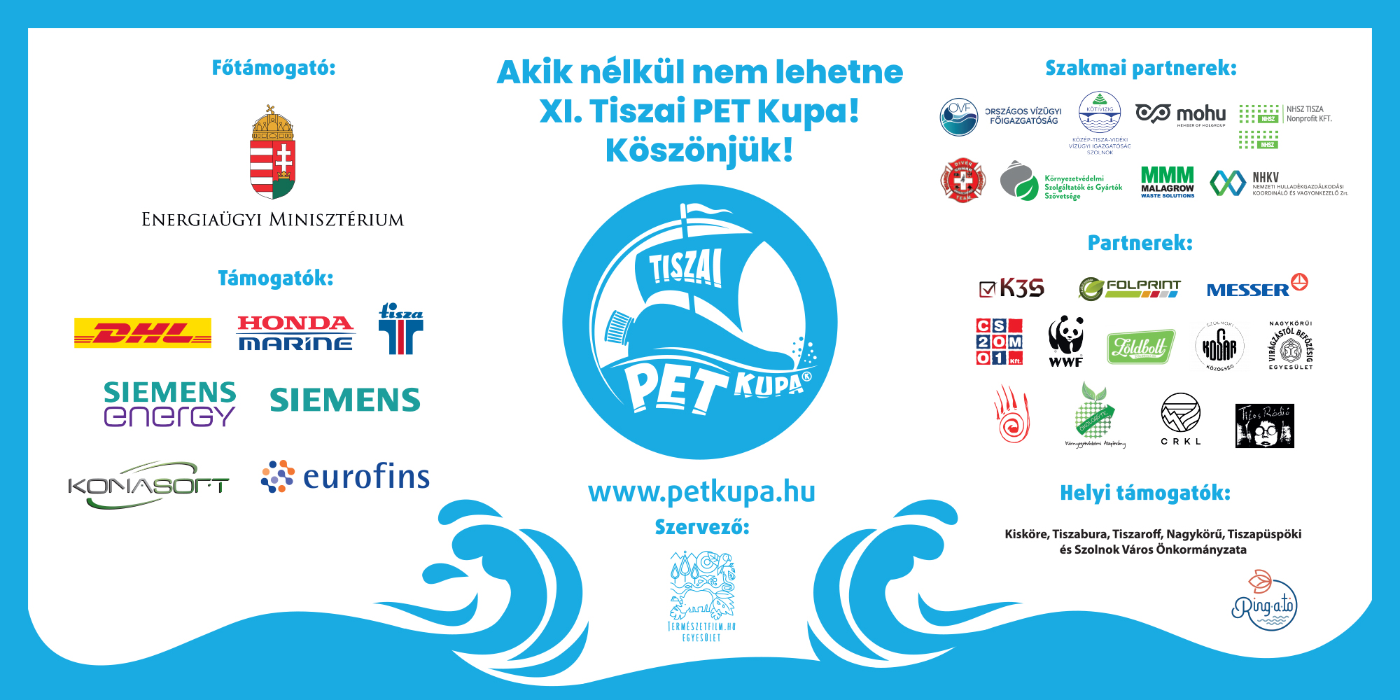 11 Tiszai PET kupa plakat